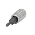 Performance Tool 1/4 In Dr. Hex Bit Socket 2.5Mm, W36903 W36903